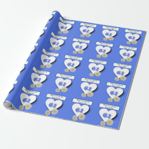 61st Wedding Anniversary Wrapping Paper