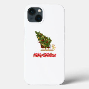62.Ho Ho Ho Santa claus laugh face merry Christmas iPhone 13 Case