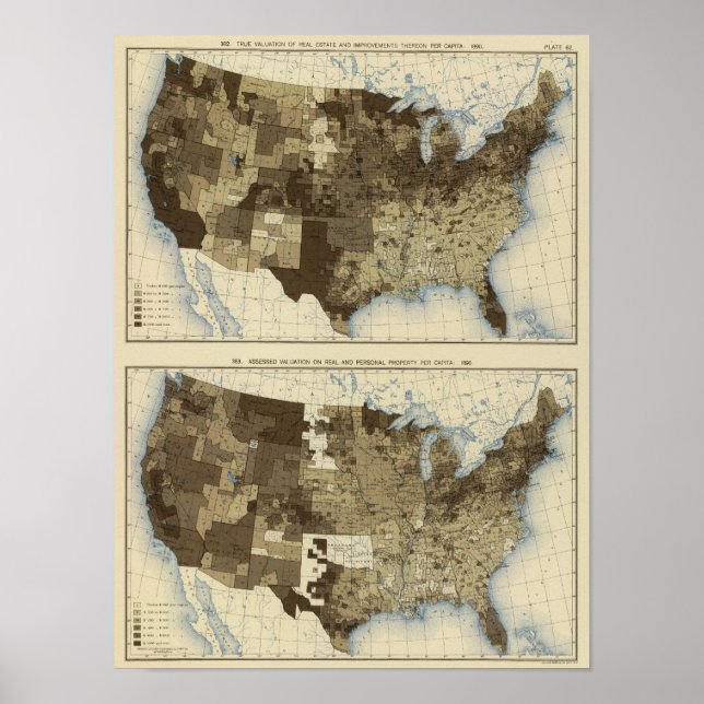 62 Valuation, real estate, personal property 1890 Poster (Front)