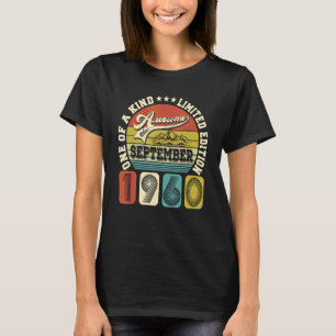 62 Years Old  62th Birthday Awesome Since Septembe T-Shirt