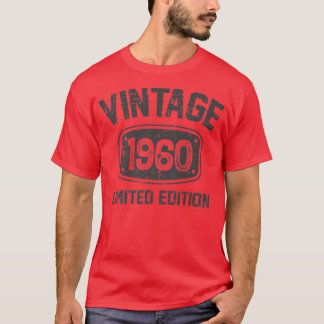 62 Years Old Vintage 1960 Limited Edition 62th Bir T-Shirt
