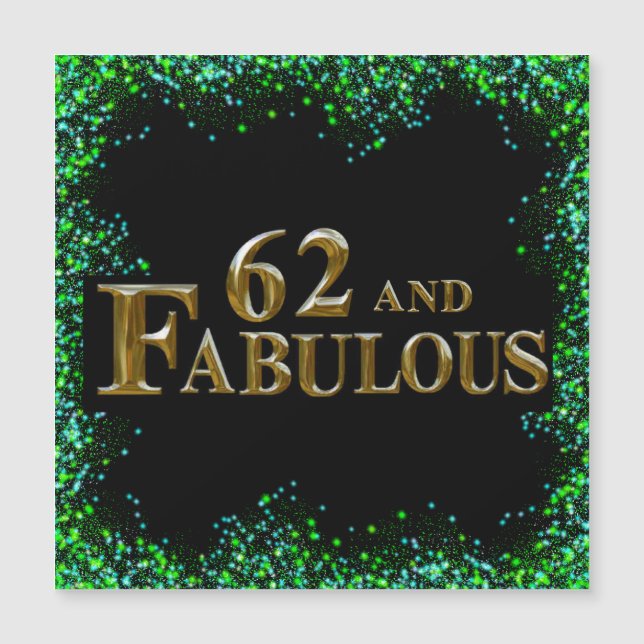 62nd Birthday  (Front)