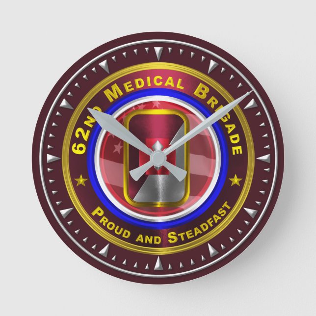 62nd Medical Brigade  Round Clock (Front)