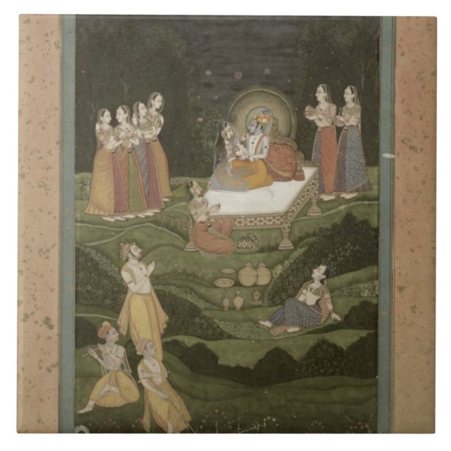 63.794 'Tambula-Seva', Krishnagar, West Bengal, 17 Tile (Front)
