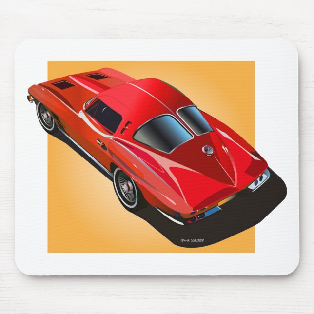 63 Split Window Redon Yellow Mouse Pad (Front)