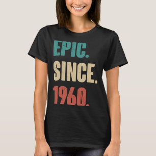 63 Years Old Vintage 1960 Birthday 63rd Decorati T-Shirt