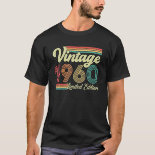 63 Years Old Vintage 1960 Born In 1960 63th T-Shirt