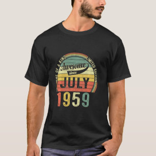 63 Years Old Vintage July 1959  63rd Birthday T-Shirt