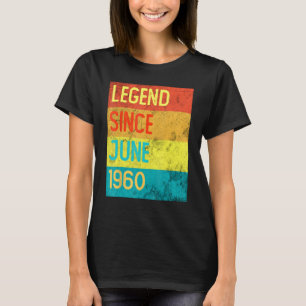 63 Years Vintage  June 1960 63st Birthday T-Shirt