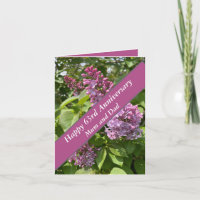 63rd Anniversary Lilac Editable