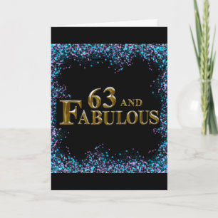 63rd Birthday Card