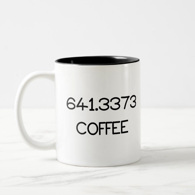 641.3373 Coffee Two-Tone Coffee Mug (Left)