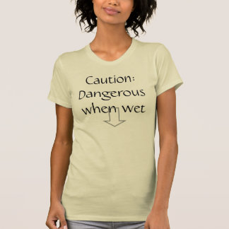 642px-Down_arrow.svg, Caution:Dangerous when wet T-Shirt