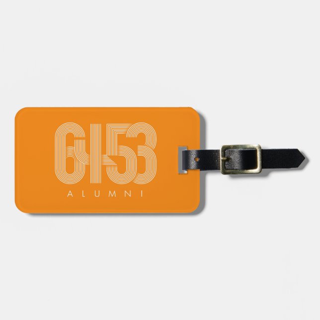 6453 ALUMNI Luggage Tag (Front Horizontal)