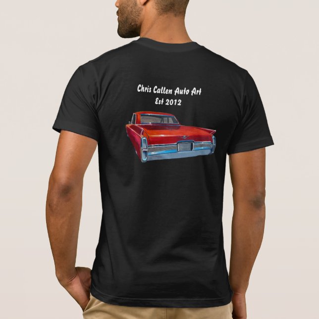 ’64 Cadillac Classic Car Art Tee (Back)