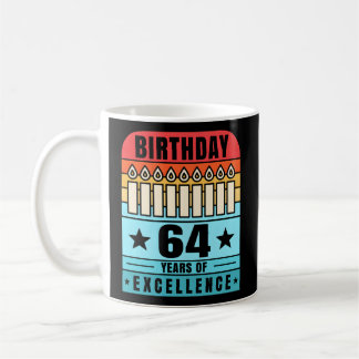 64 Decorations 64Th For Coffee Mug