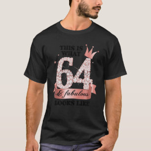64 & Fabulous I Rose And White Party Group Candid T-Shirt
