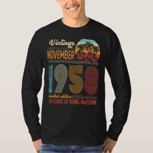 64 Year Old Vintage November 1958 64th Bday T-Shirt