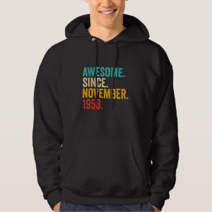 64 Years Old Gifts 64th Birthday Awesome Since Nov Hoodie