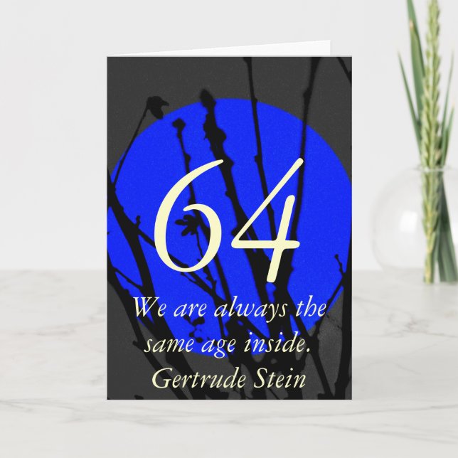 64th Birthday Card (Front)