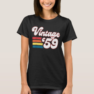 64th Birthday Women Men Born In 1959 Birthday T-Shirt
