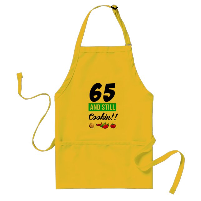65 And Still Cookin Standard Apron (Front)