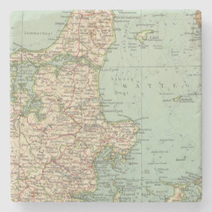 65 Denmark, Iceland Stone Coaster