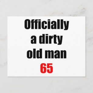 65  Dirty Old Man Invitation