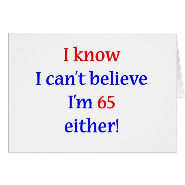 65 Either (Front Horizontal)