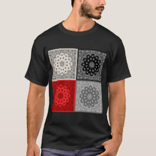 65 MCMLXV Bandanna Mix Pattern T-Shirt