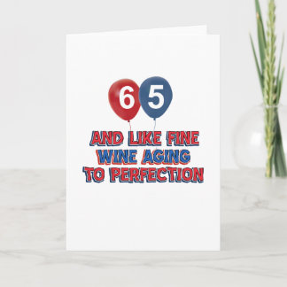 65 year old birthday gifts card