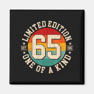 65 year old vintage 1961 limited edition 65th magnet