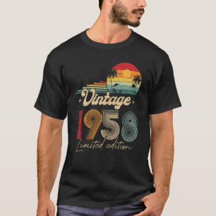 65 Years Old Vintage 1958  65th Birthday T-Shirt