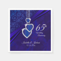 65th / 45th Wedding Sapphire Anniversary
