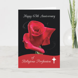 65th Anniversary of Religious Profession, Nun Cong Card