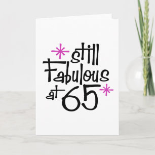 65th Birthday Card