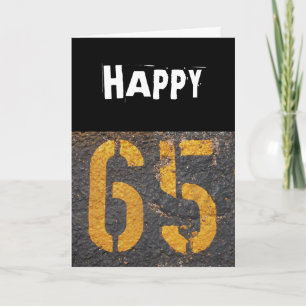 65th Birthday-Card Card