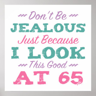 65th Birthday For Women Poster