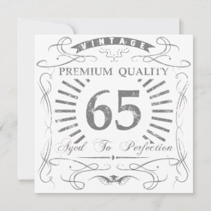65th Birthday Gag Gift Card