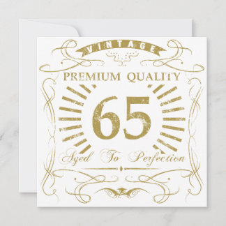 65th Birthday Gag Gift Card