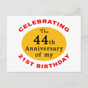 65th Birthday Gag Gifts Postcard
