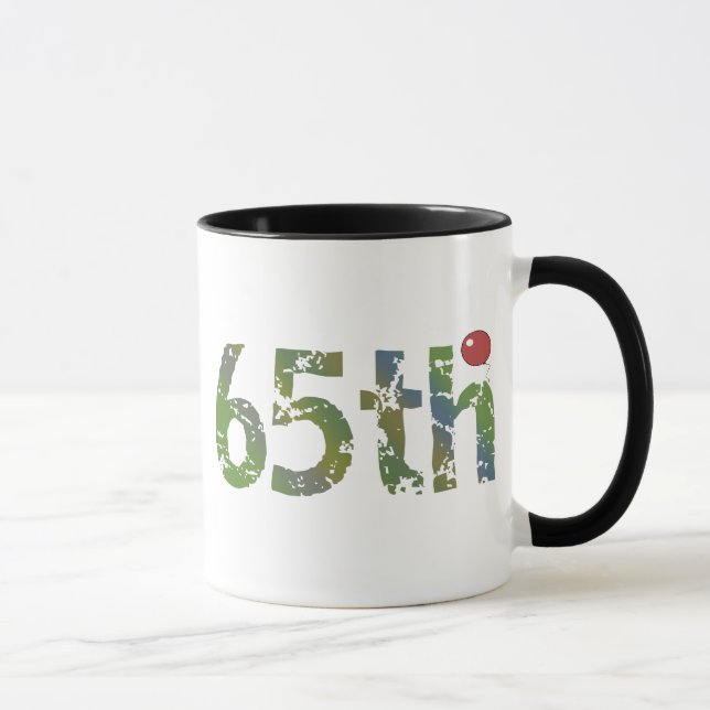 65th Birthday Gifts Mug (Right)