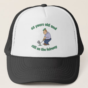 65th Birthday Golfer Gag Gift Trucker Hat