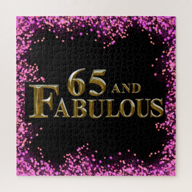 65th Birthday  Jigsaw Puzzle (Vertical)
