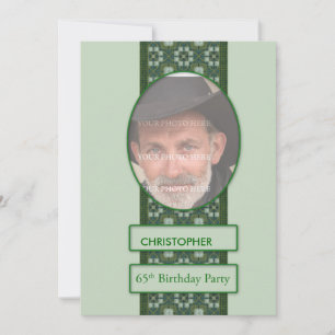 65th Birthday Party Invitation Add a Picture and