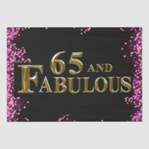 65th Birthday  Tissue Paper