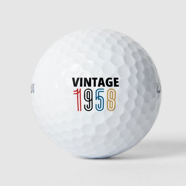 65th BirthdayT-Shirt Golf Balls (Front)