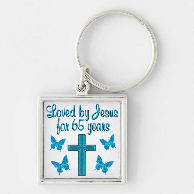 65TH LOVE JESUS KEY RING (Front)