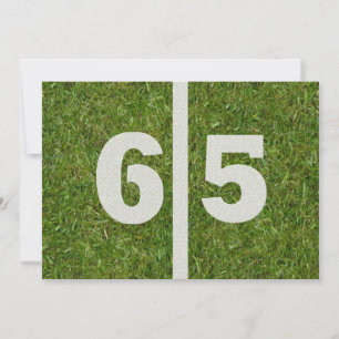 65th Yard Birthday Party! Customisable Invitation