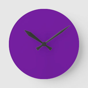 660099 Purple Round Clock